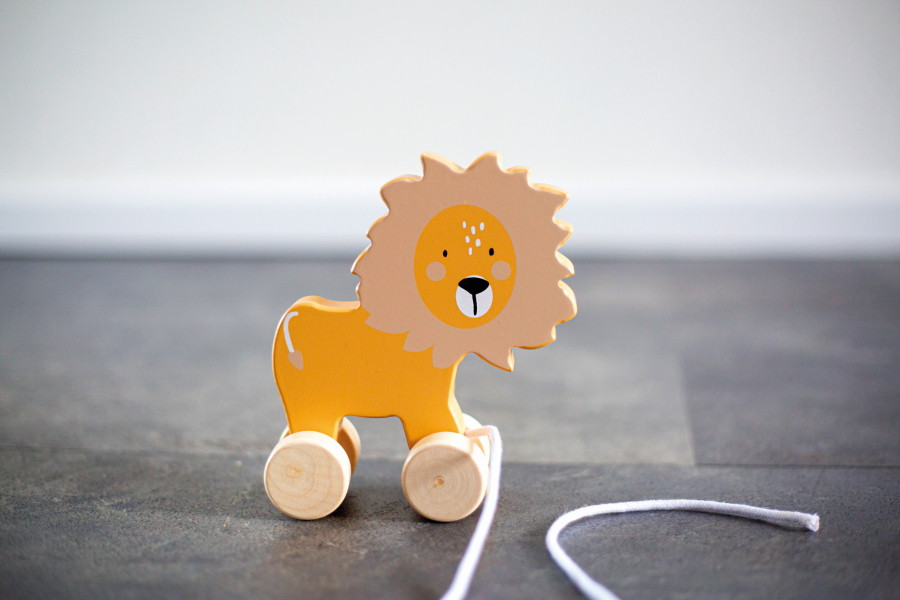 Tryco Houten Leeuw Trekfiguur