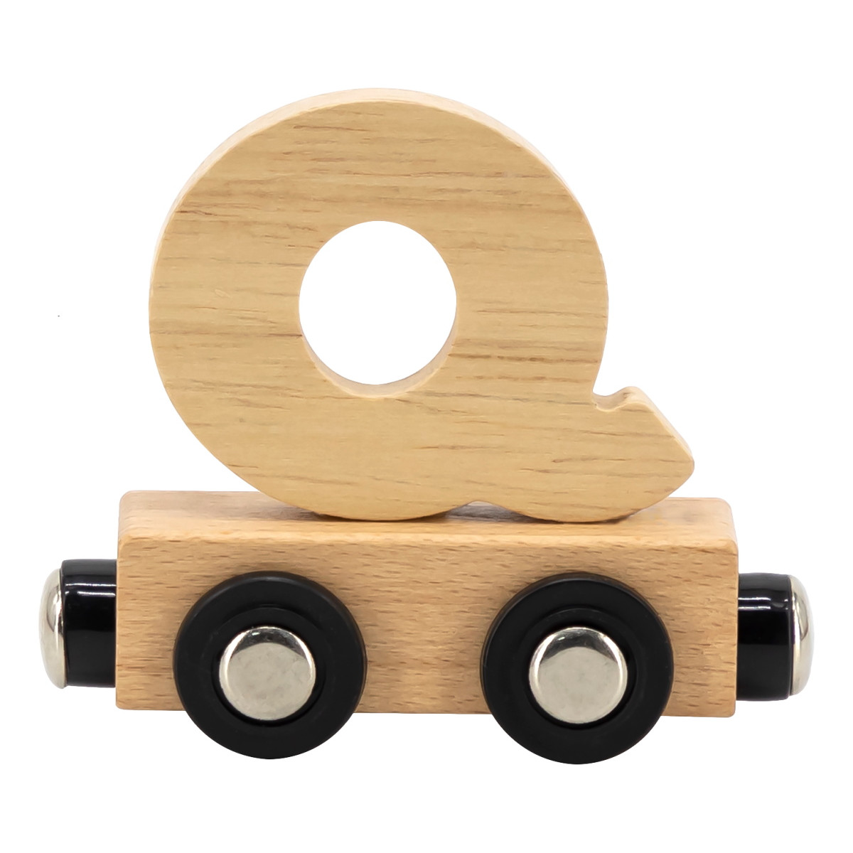Tryco Houten Naturel Lettertrein - Letter Q