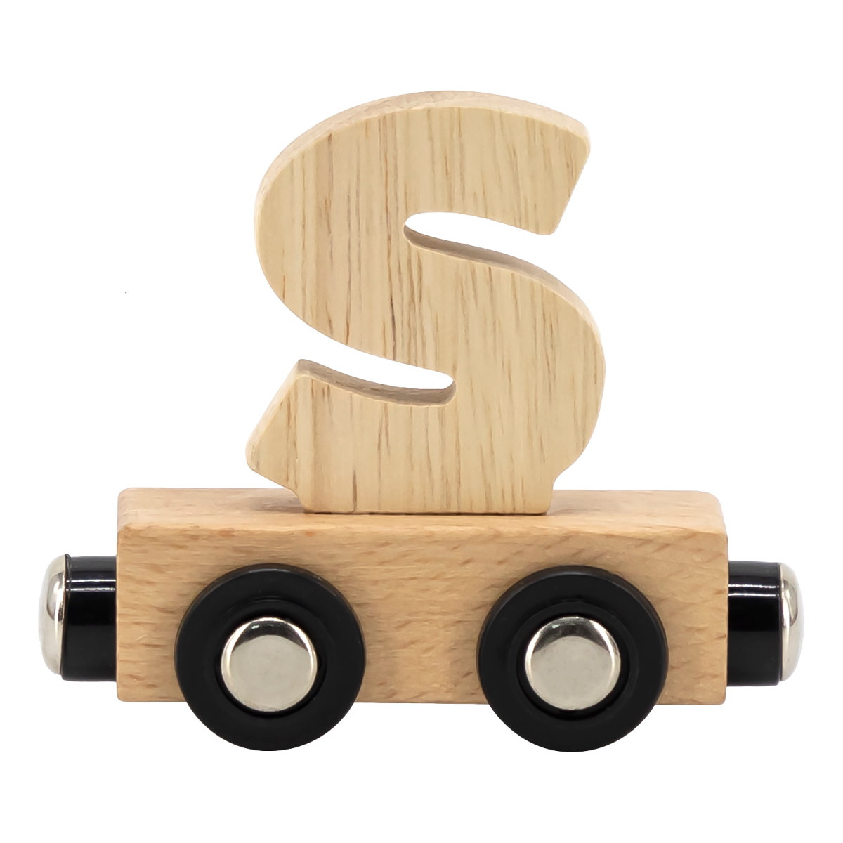 Tryco Houten Naturel Lettertrein - Letter S