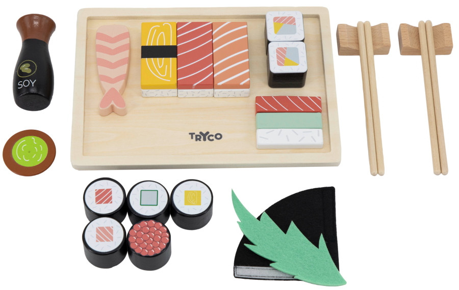 Tryco Houten Sushi Set