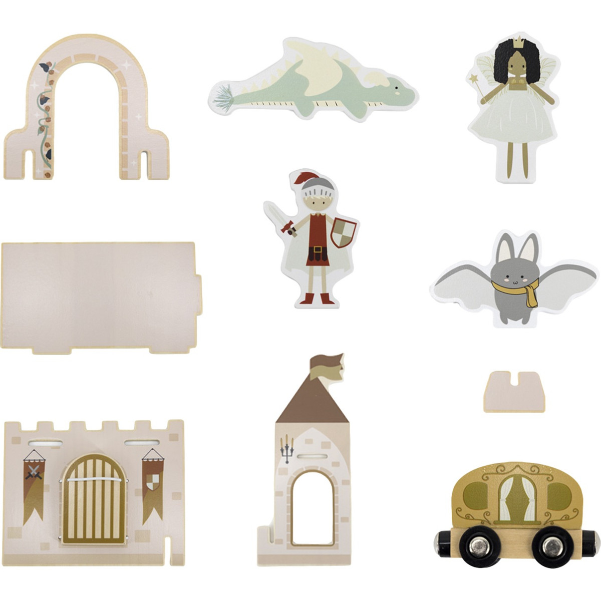 Tryco Houten Treinbaanset - Uitbreidingsset Fantasie