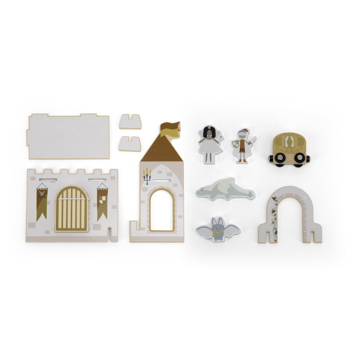 Tryco Houten Treinbaanset - Uitbreidingsset Fantasie