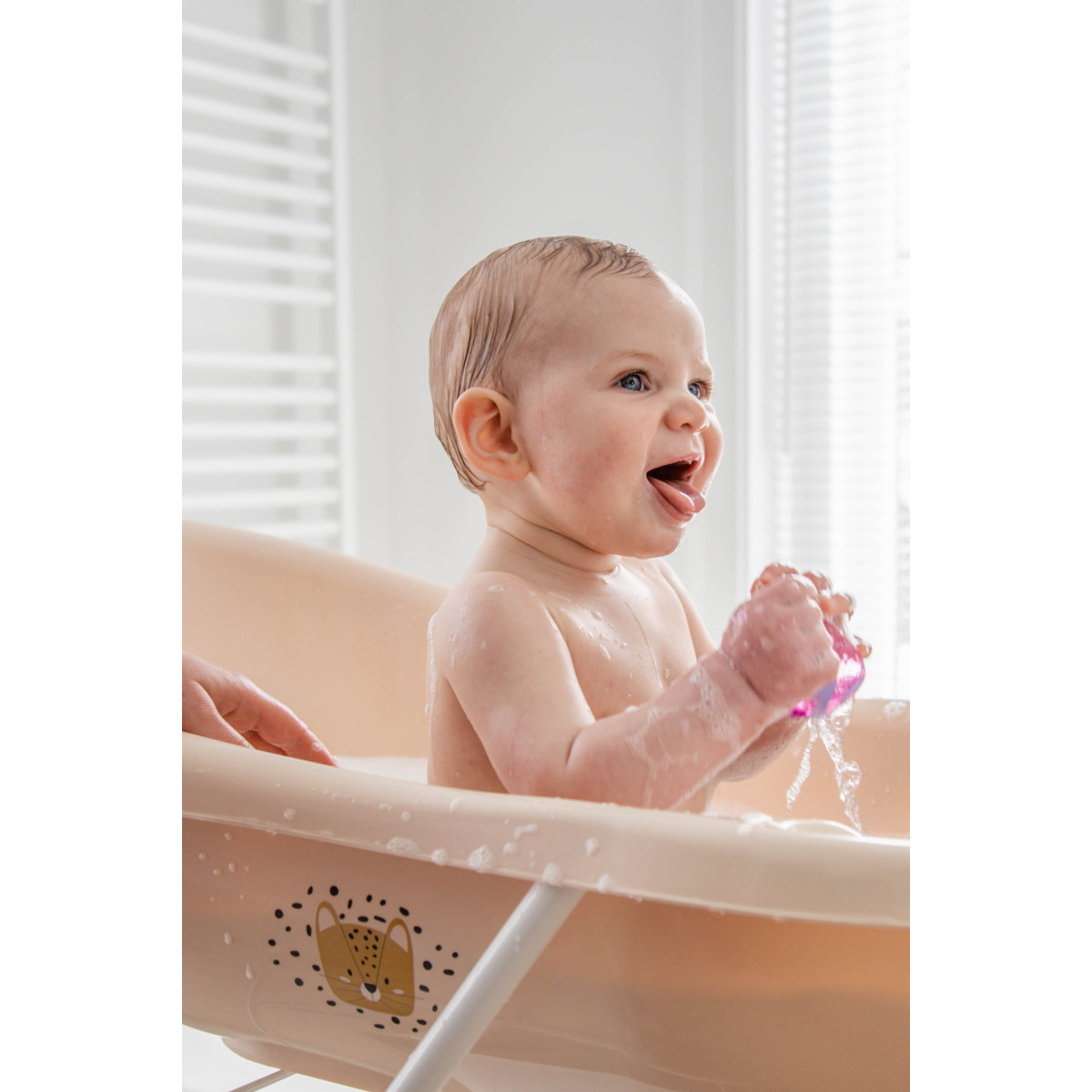 Tryco Swan Ivy Pink Anti-Slip Badje