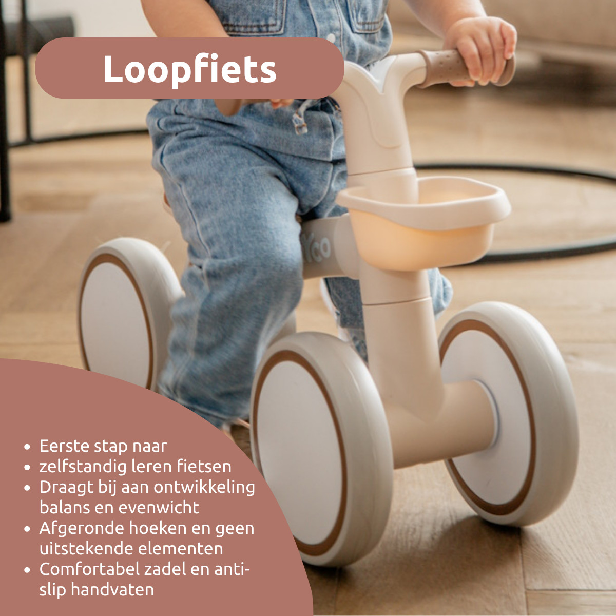 Tryco Luna Beige Loopfiets