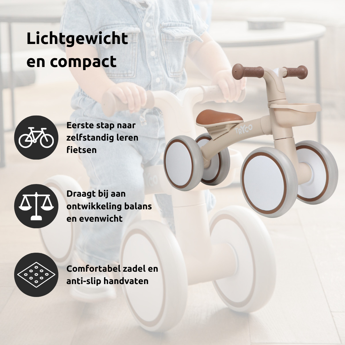 Tryco Luna Beige Loopfiets