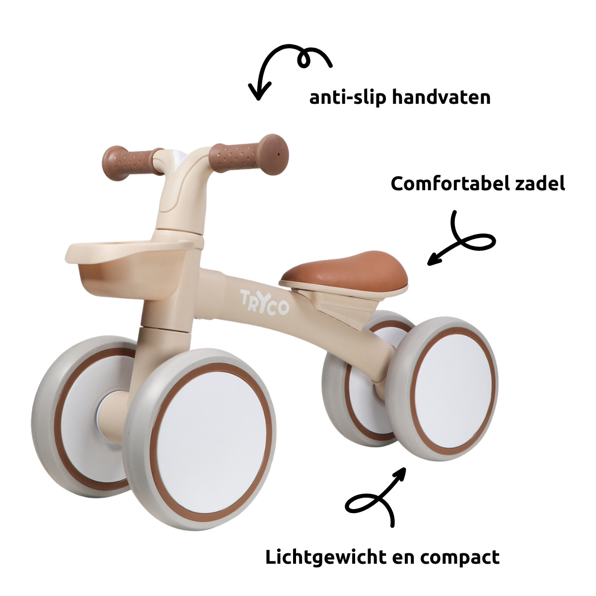 Tryco Luna Beige Loopfiets