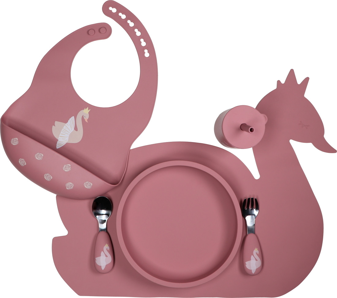 Tryco Swan Dusty Rose Siliconen Placemat