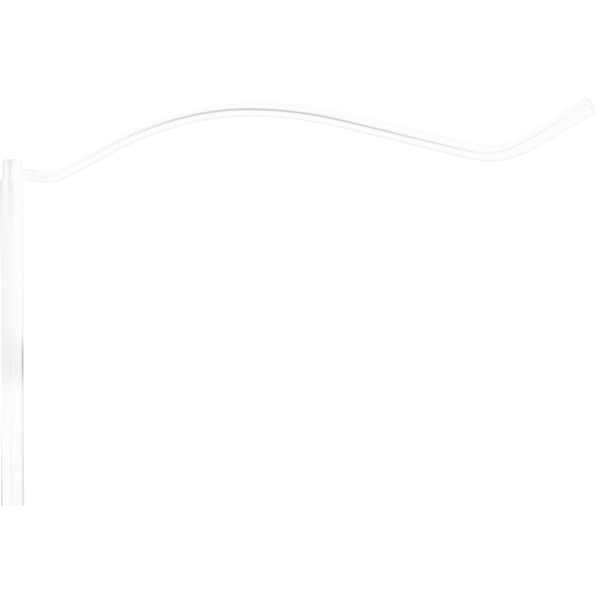 Tryco Wit Piekstok voor Klamboe met Voet