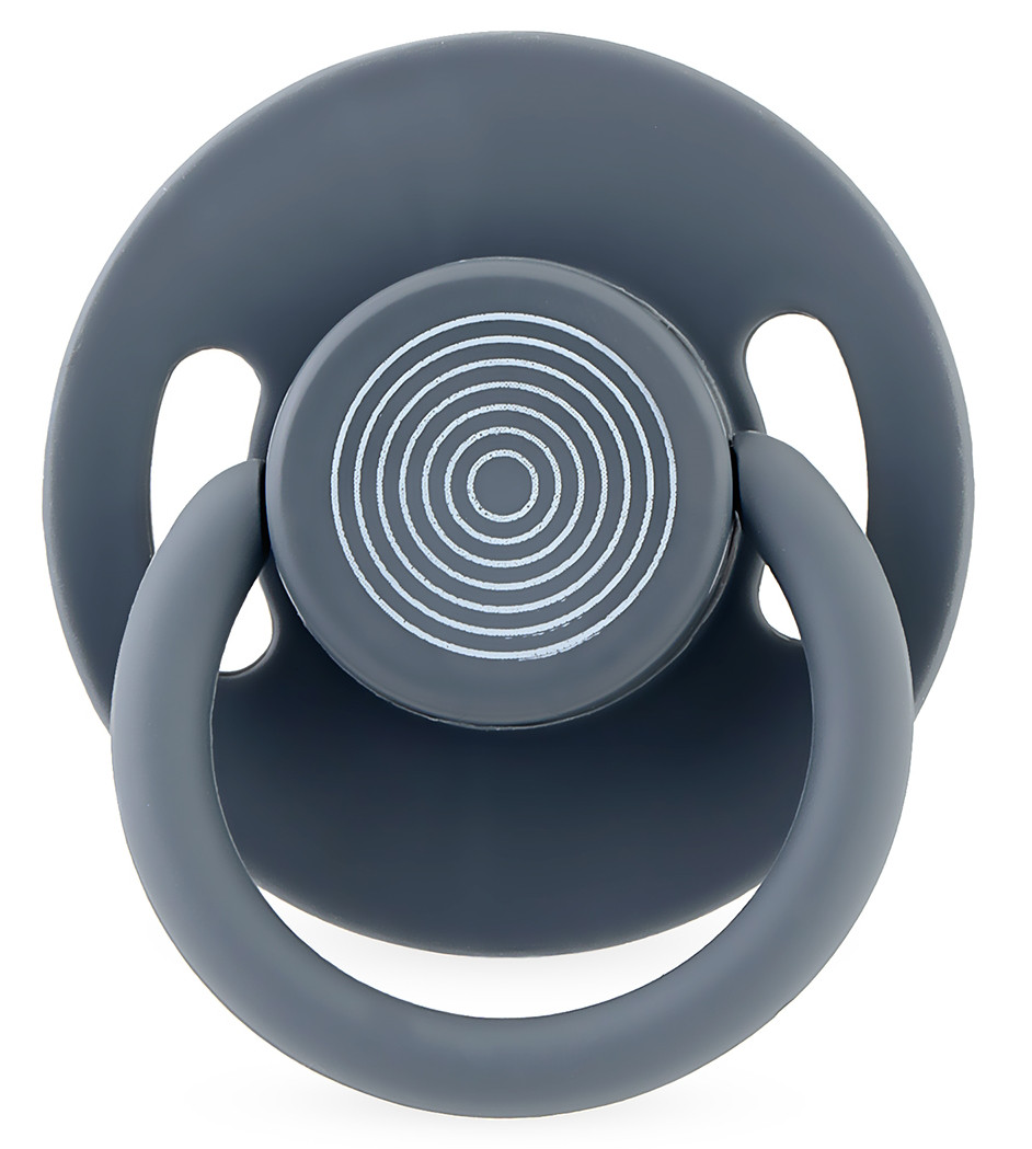 Weebaby Cool Grijsblauw No.3 18+ mnd Ronde Siliconen Fopspeen