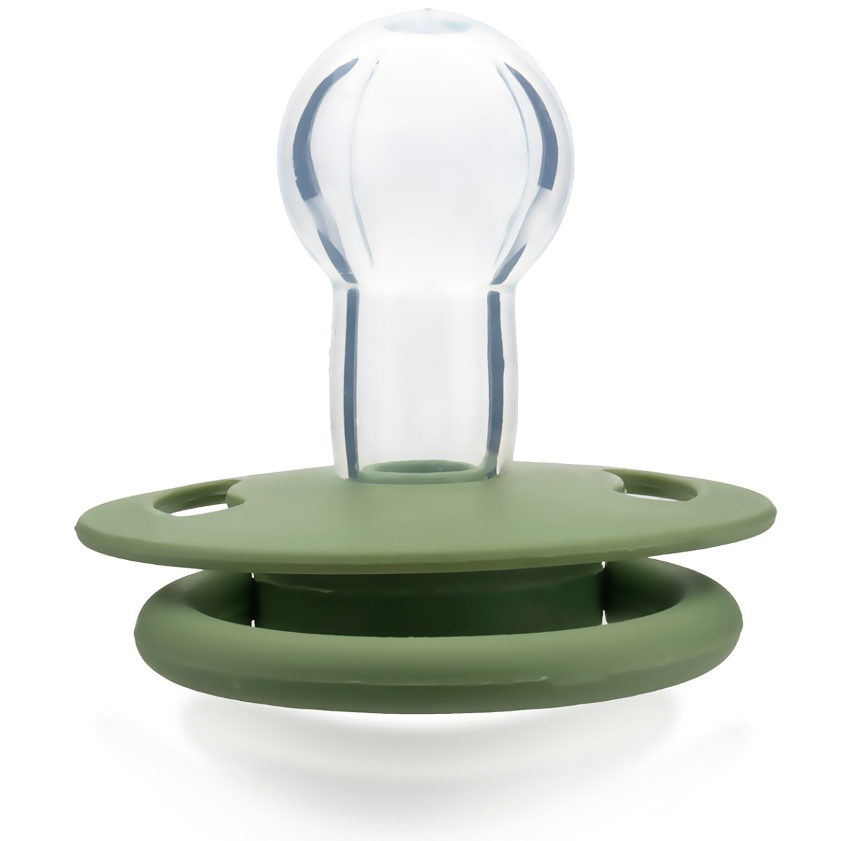 Weebaby Cool Groen No.2 6-18 mnd Ronde Siliconen Fopspeen