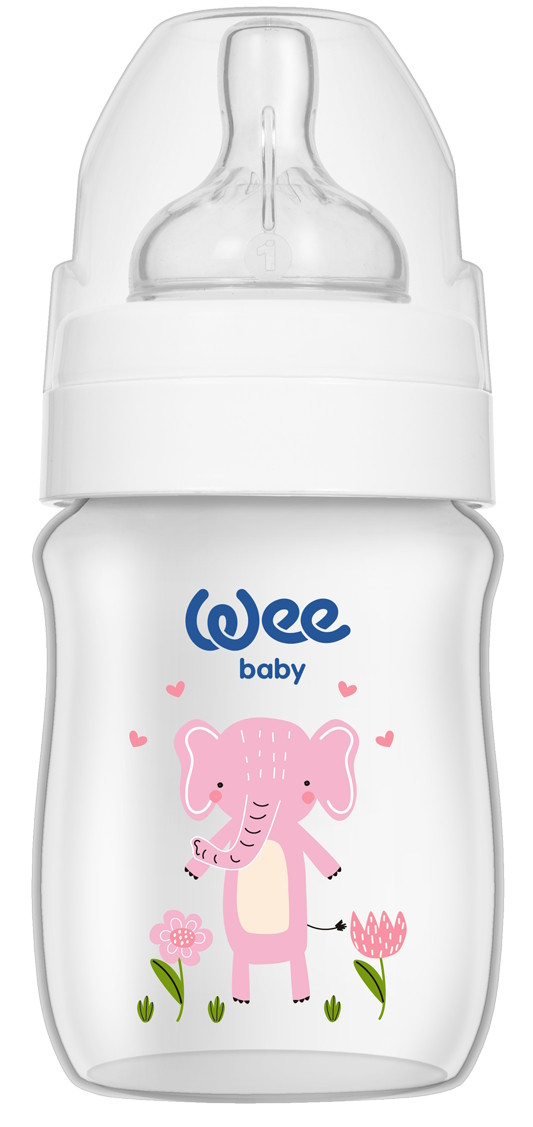 Weebaby Olifant 150ml Anti-Koliek Brede Hals Fles