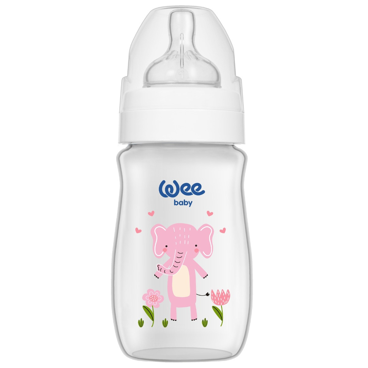 Weebaby Olifant 250ml Anti-Koliek Brede Hals Fles