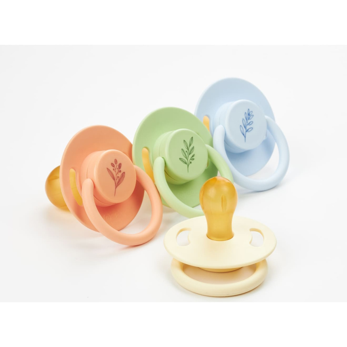 Weebaby Perzik No.2 6-18 mnd Ronde Latex Fopspeen