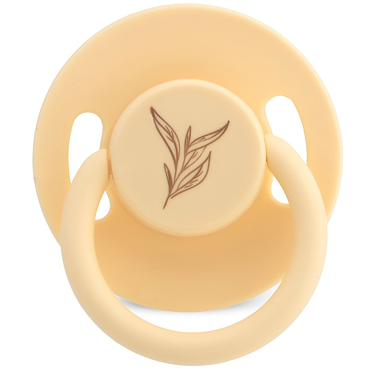 Weebaby Vanille No.2 6-18 mnd Ronde Latex Fopspeen