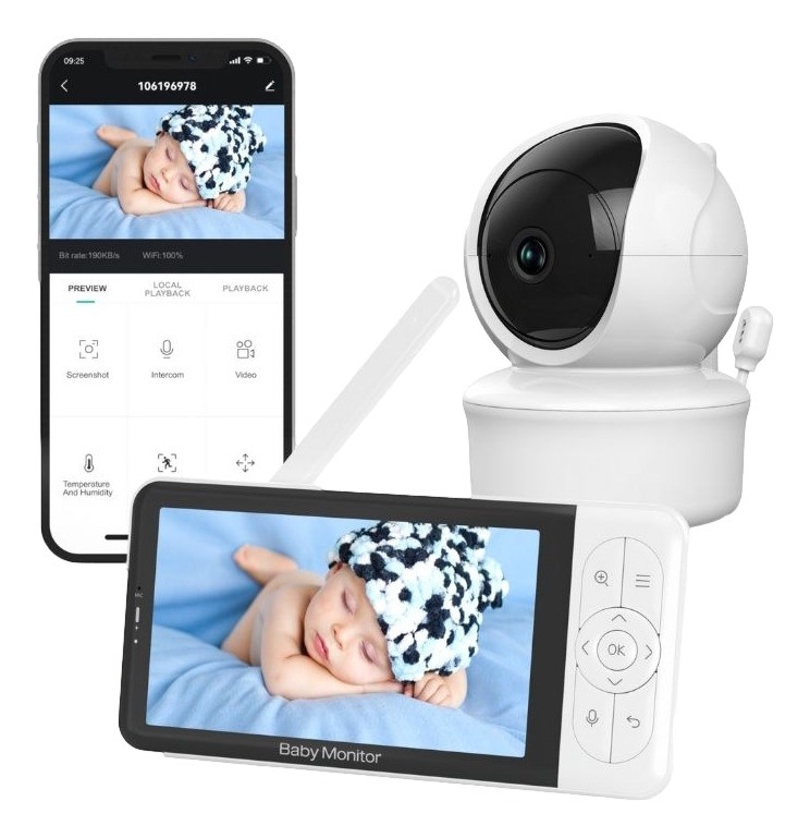 Youha Beeldbabyfoon met Camera en App