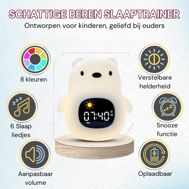 Youha Beertje Slaaptrainer en Kinderwekker
