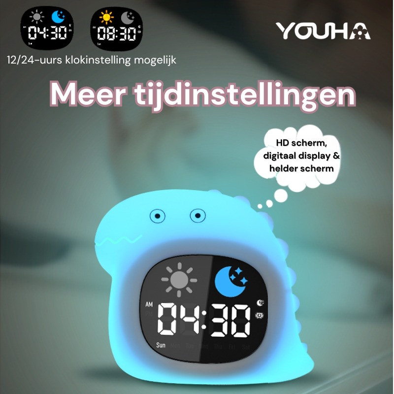 Youha Dino Slaaptrainer en Kinderwekker