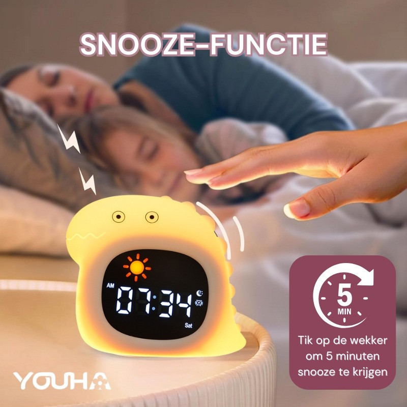 Youha Dino Slaaptrainer en Kinderwekker