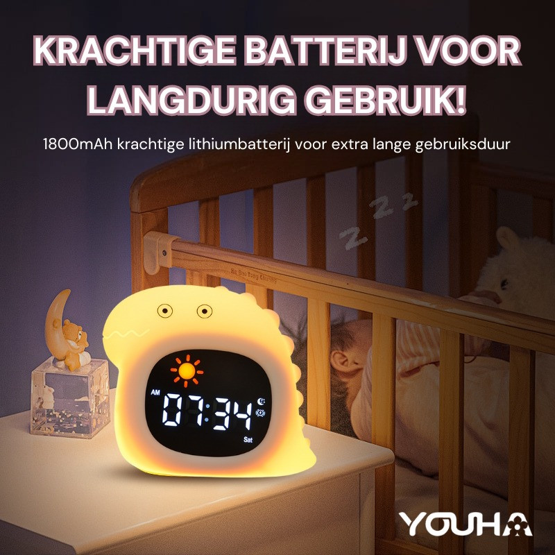 Youha Dino Slaaptrainer en Kinderwekker