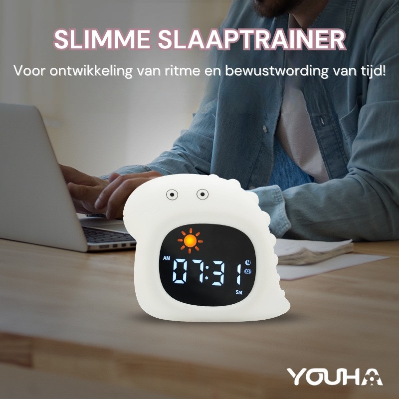 Youha Dino Slaaptrainer en Kinderwekker