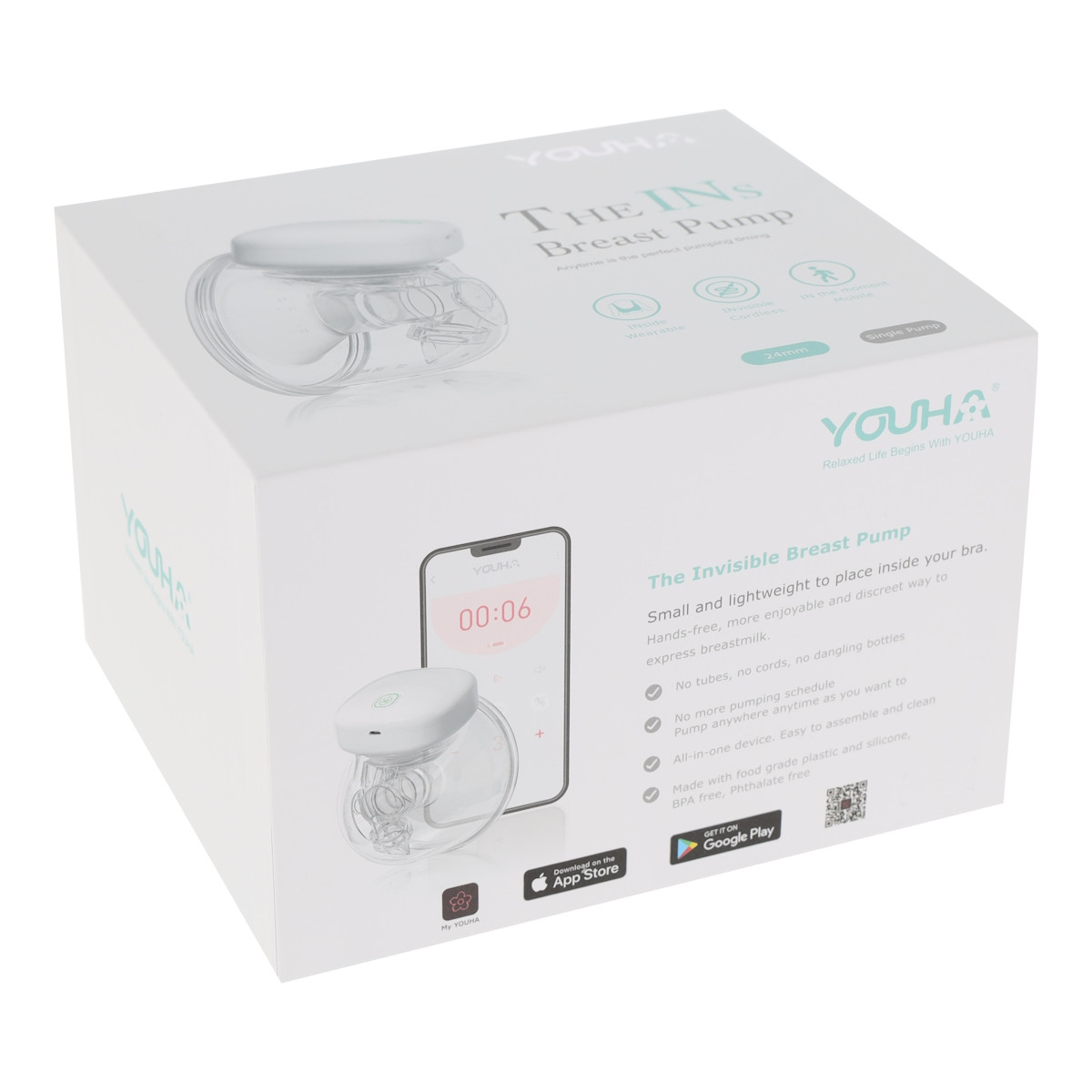 Youha The INs Gen 1 Hands-Free Enkele Elektrische Borstkolf met App