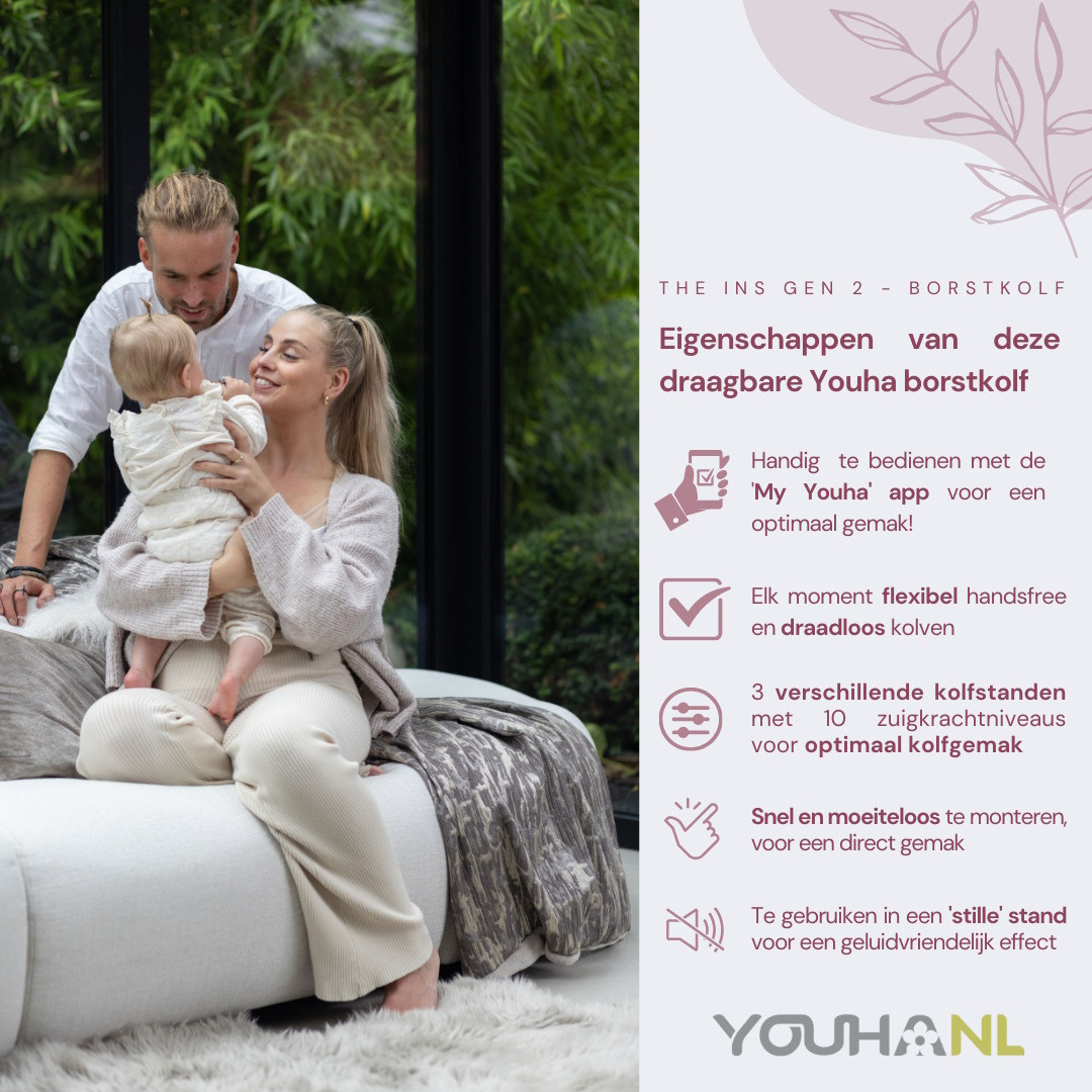 Youha The INs Gen 2 Hands-Free Dubbele Elektrische Borstkolf met App