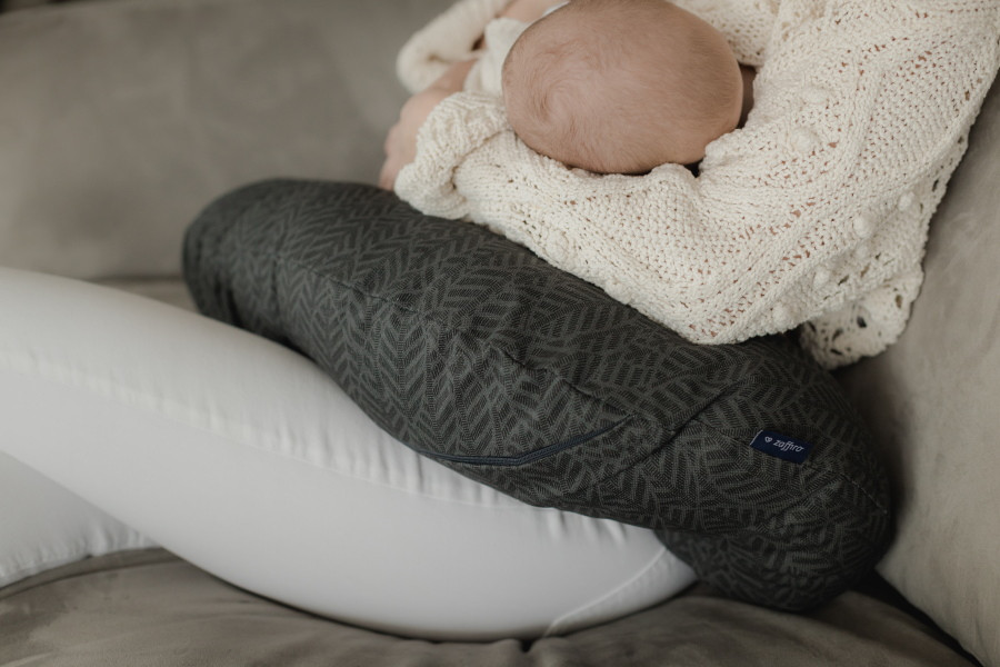 Zaffiro Beige Leaves Voedingskussen