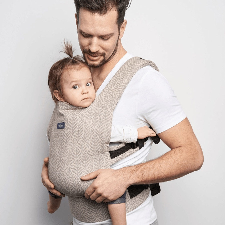 Zaffiro City Beige Leaves Ergonomische Draagzak