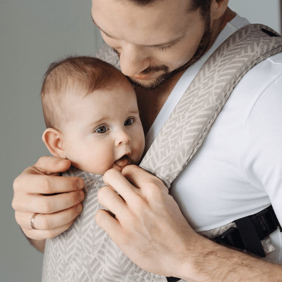 Zaffiro City Beige Leaves Ergonomische Draagzak