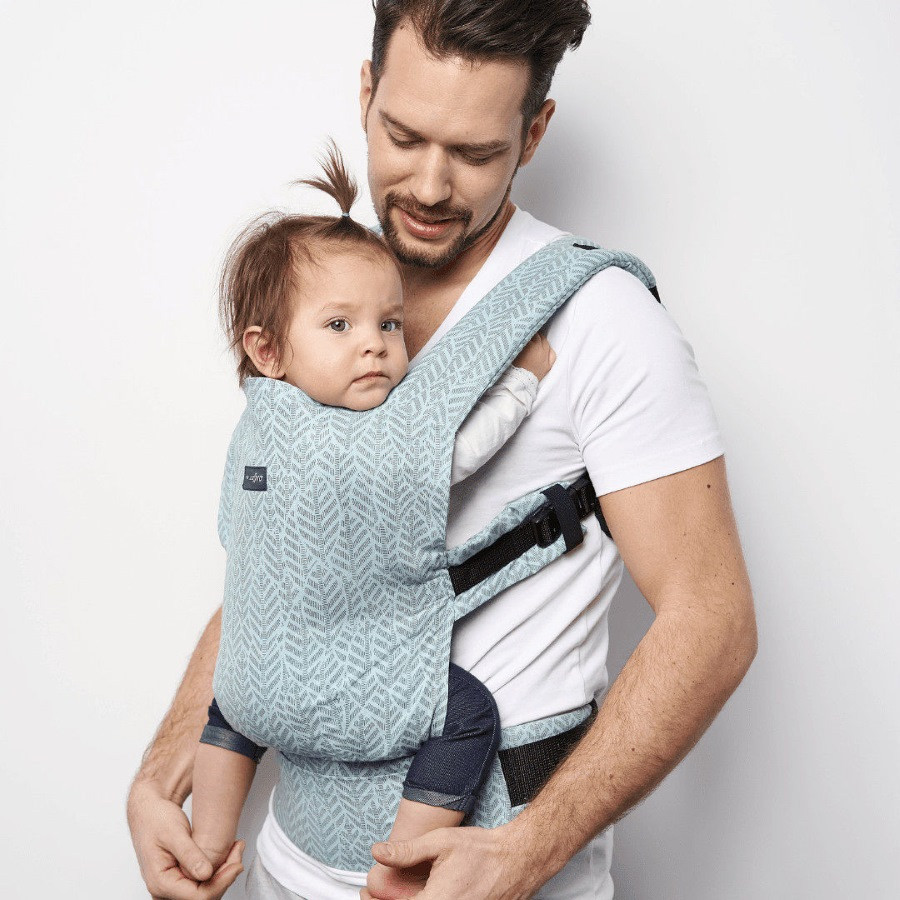 Zaffiro City Graphite Leaves Ergonomische Draagzak