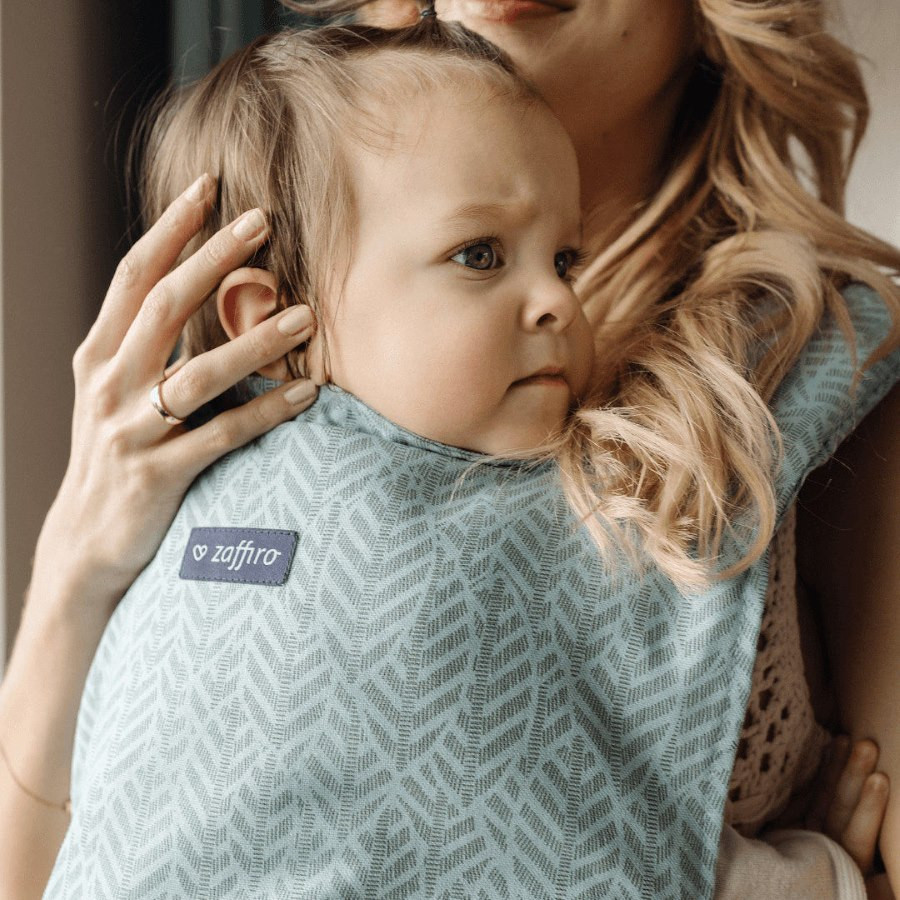 Zaffiro City Graphite Leaves Ergonomische Draagzak