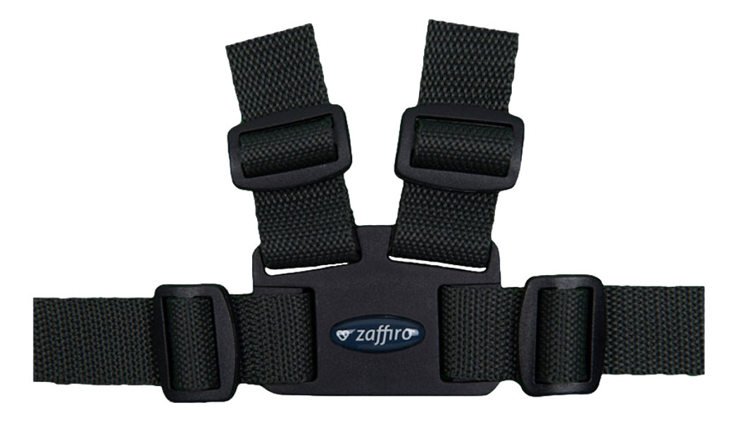 Zaffiro Universeel Zwart Kinderstoel Tuigje met Looplijn