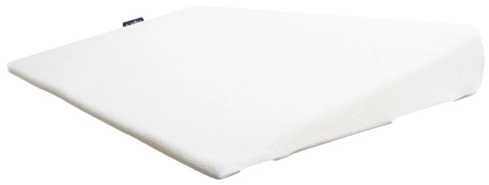 Zaffiro Wit Jersey Klein Hellend Vlak Kussen 40 x 37 x 7 cm