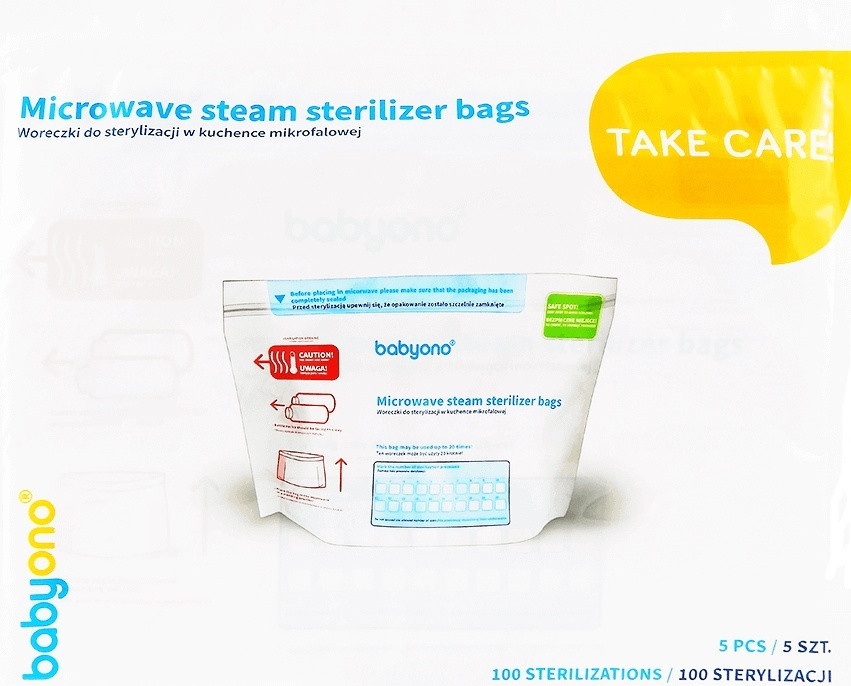 Baby Ono Stoomsterilisatie Magnetronzakjes 5 Stuks