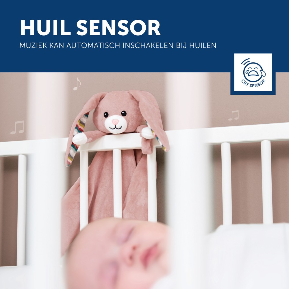 Zazu Becky het Konijn Heartbeat Knuffeldoekje