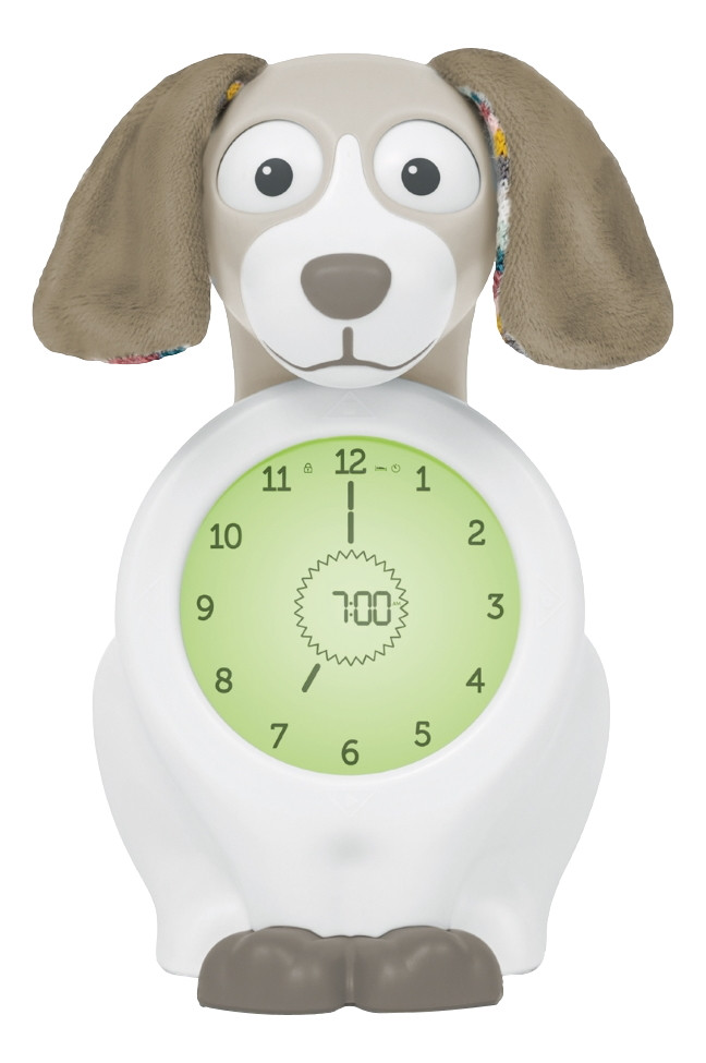 Zazu Davy the Dog Taupe Slaaptrainer en Kinderwekker