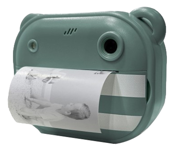 Zazu Green Instant Print Kinder Camera