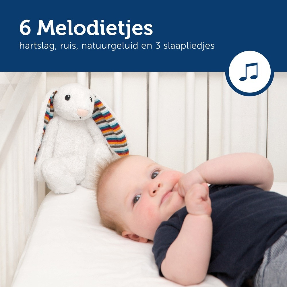 Zazu Heartbeat Bibi Konijn Knuffel met Geluid