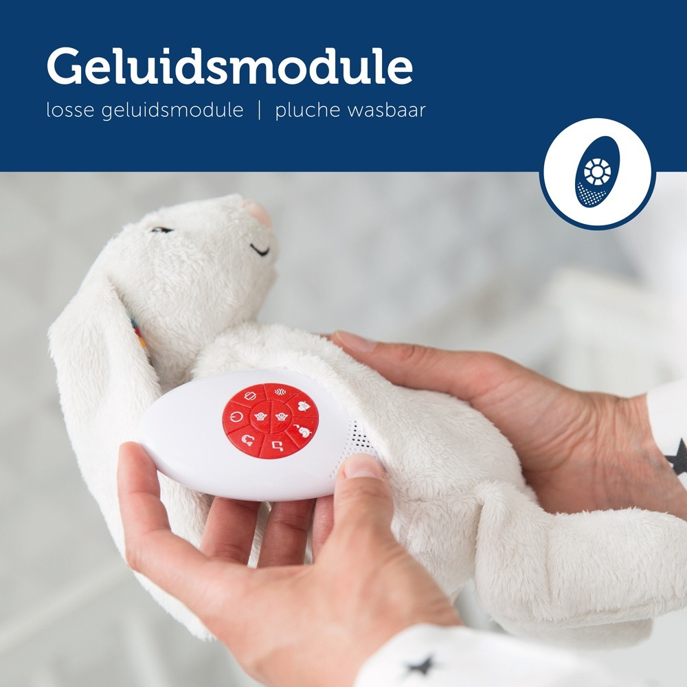 Zazu Heartbeat Bibi Konijn Knuffel met Geluid