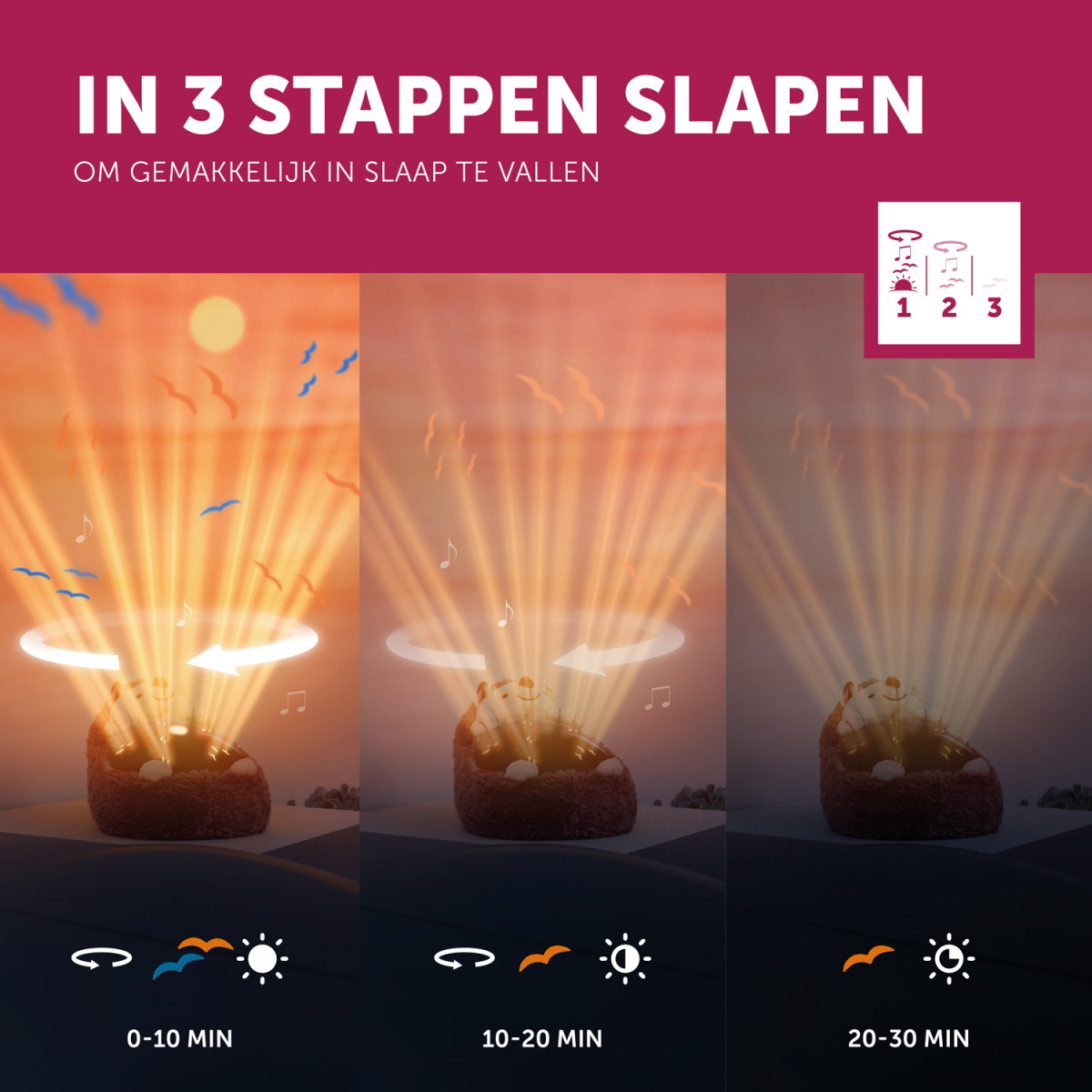 Zazu Henry de Egel Zonsondergang Projector