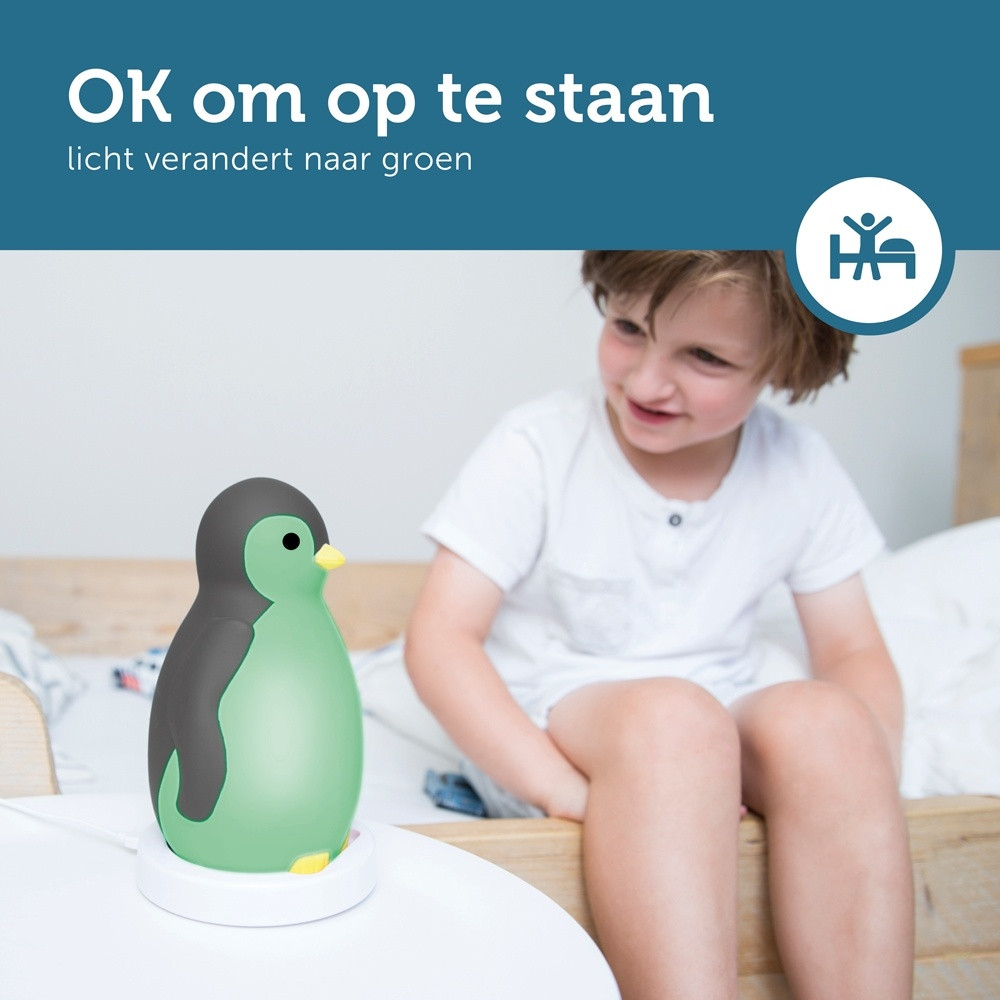 Zazu Pam de Pinguin Grijs 3 in 1 Slaaptrainer