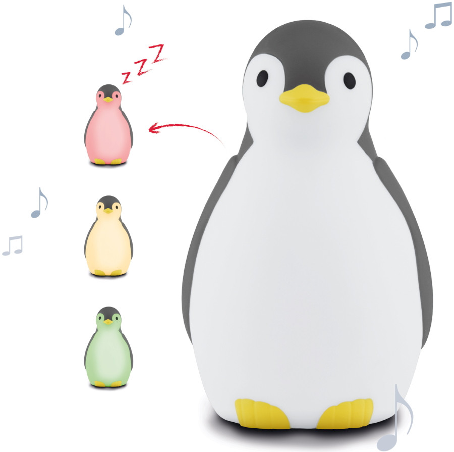 Zazu Pam de Pinguin Grijs 3 in 1 Slaaptrainer