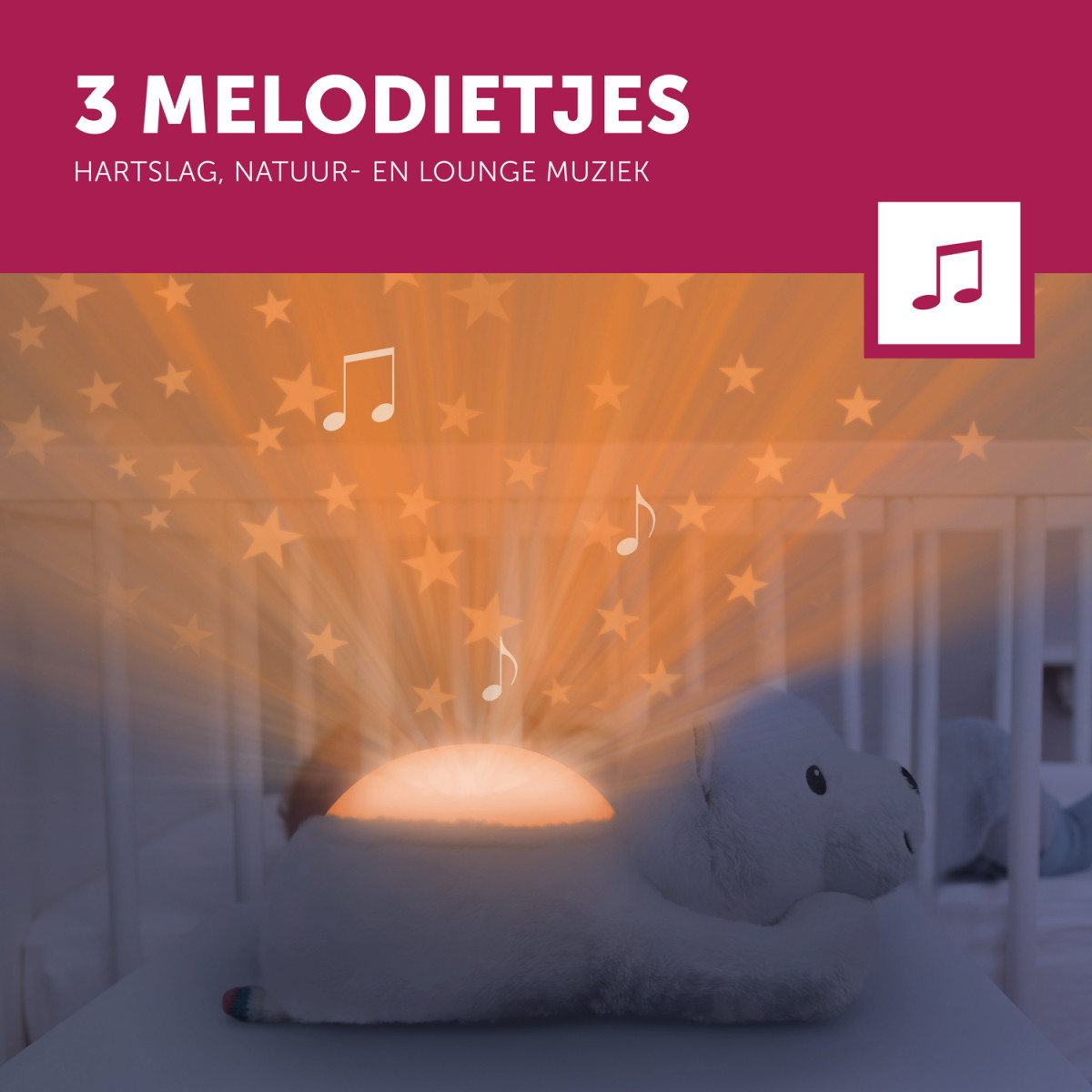 Zazu Polly de IJsbeer Muzikale Sterrenprojector