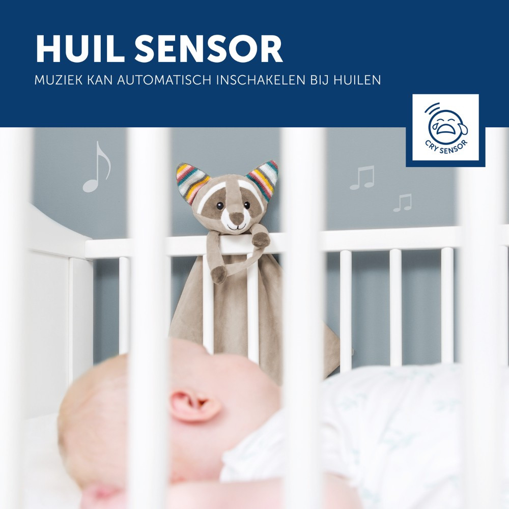 Zazu Robin de Wasbeer Heartbeat Knuffeldoekje