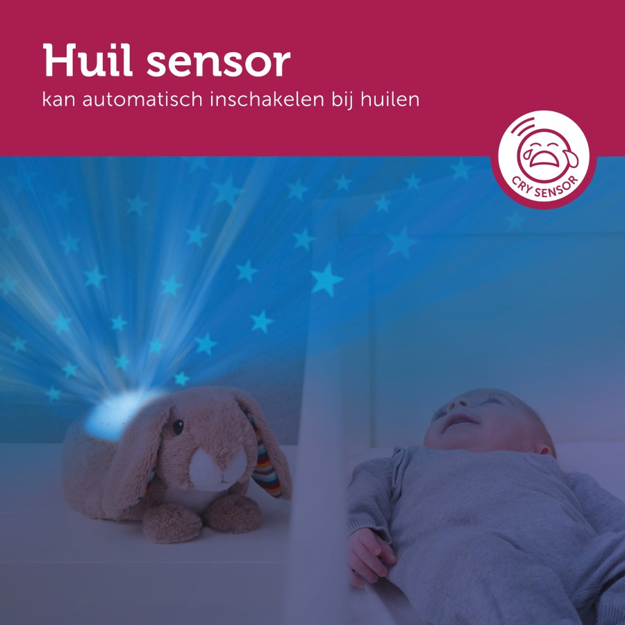 Zazu Ruby het Konijn Muzikale Sterrenprojector