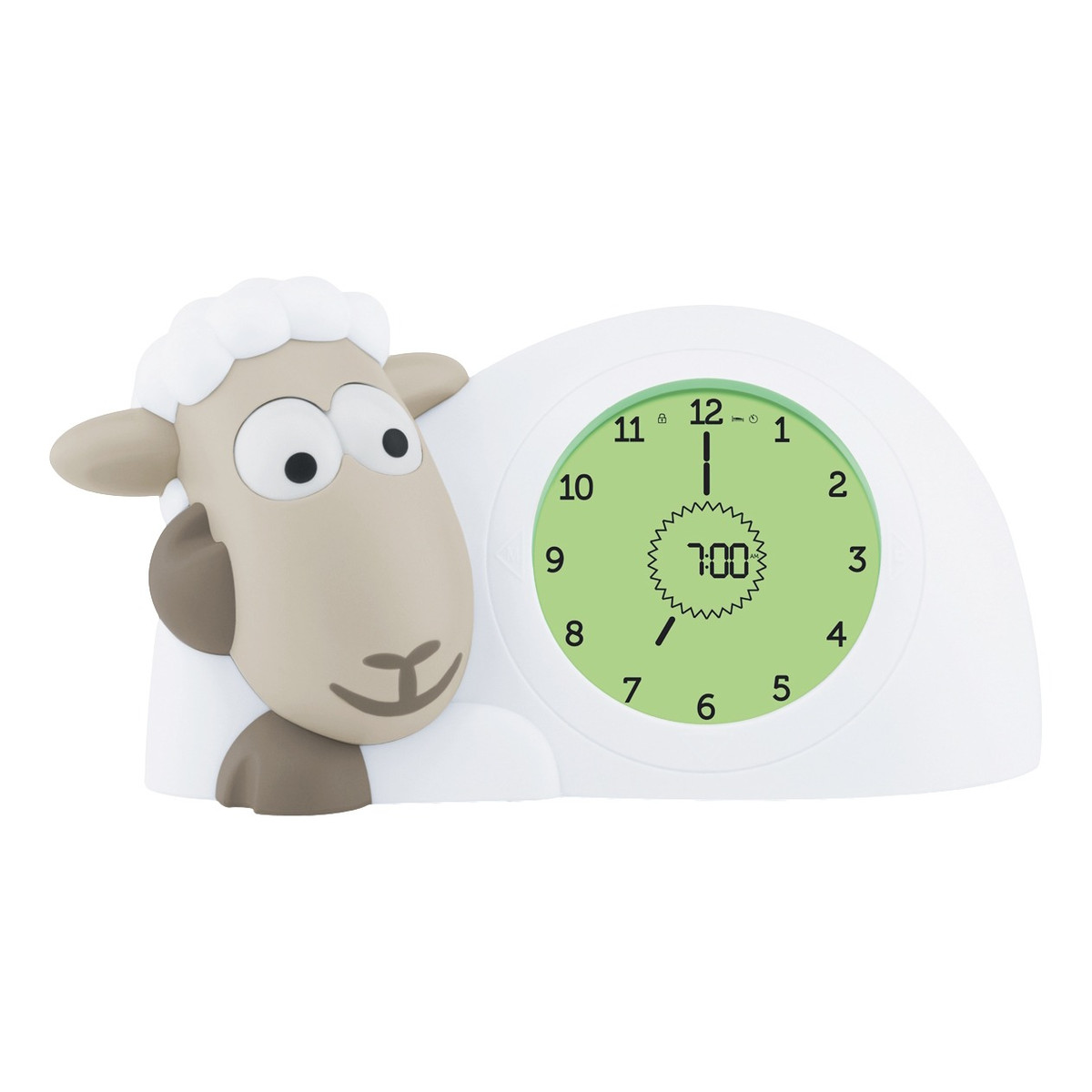 Zazu Sam Schaap Taupe Kinderwekker en Slaaptrainer