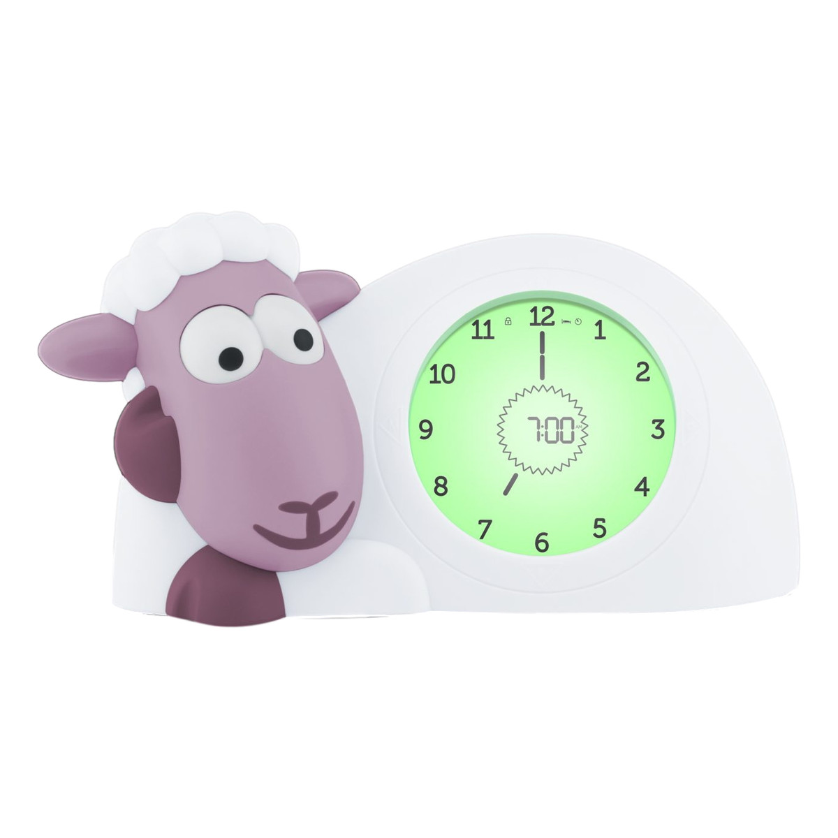 Zazu Sam Slaaptrainer Schaap Paars Kinderwekker