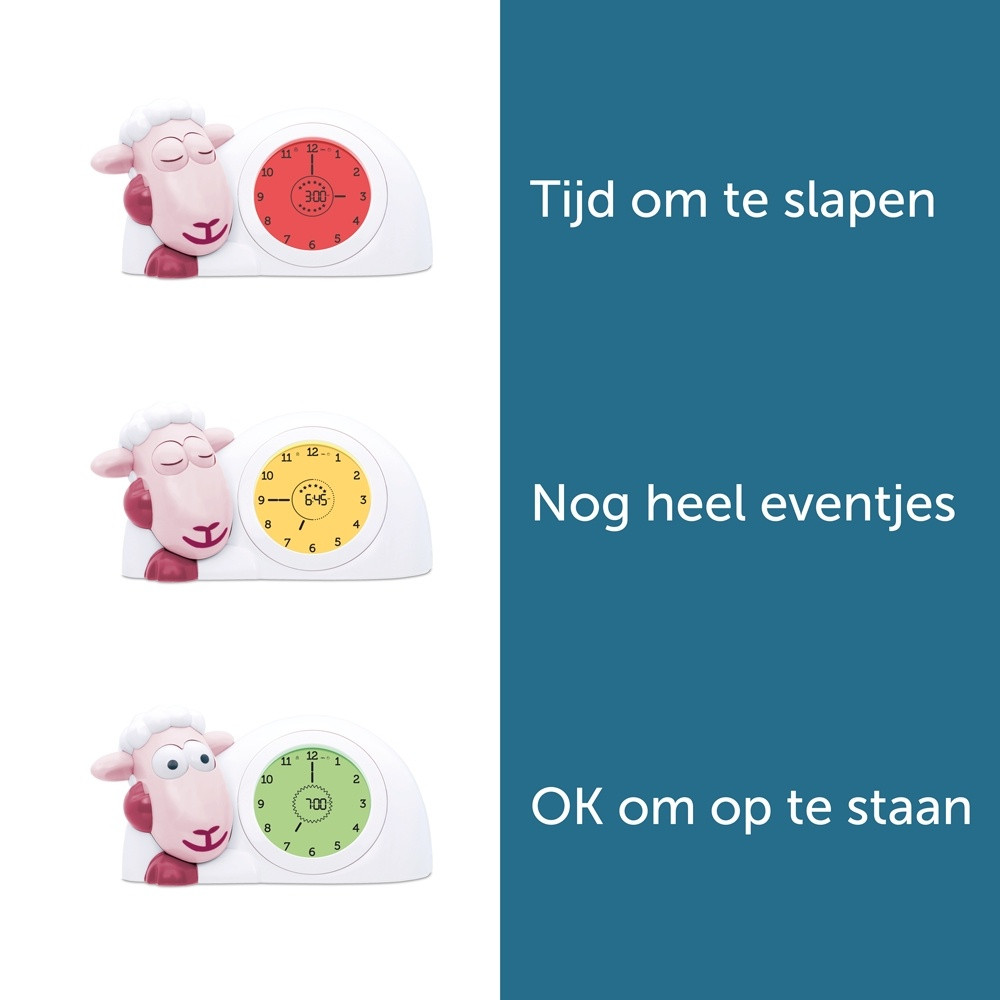 Zazu Sam Slaaptrainer Schaap Roze Kinderwekker