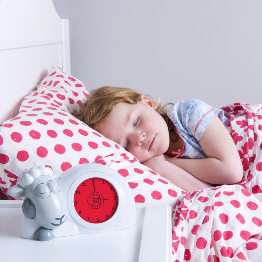 Zazu Sam Slaaptrainer Schaap Blauw Kinderwekker