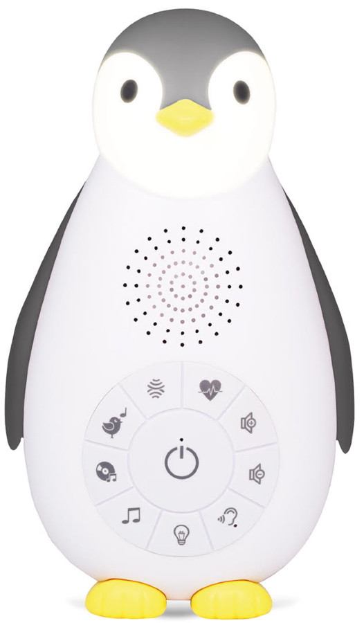Zazu Zoe de Pinguin Grijs 3 in 1 Muziekdoosje